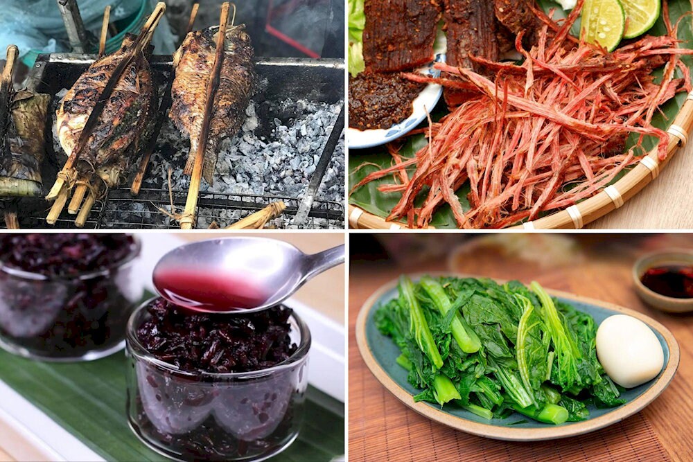 Visitors can try the local food and drink during the trip to Muong Hoa Valley